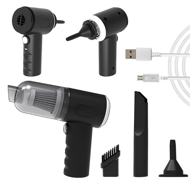 3 in 1 Car Vacuum Cleaner for Car | USB Rechargeable